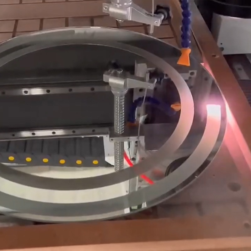Large Format Smart Mirror Glass Sandblasting Lasers Marker pic.