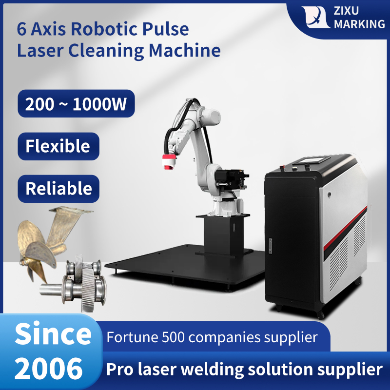 Robotic Pulse Laser Cleaning Machine