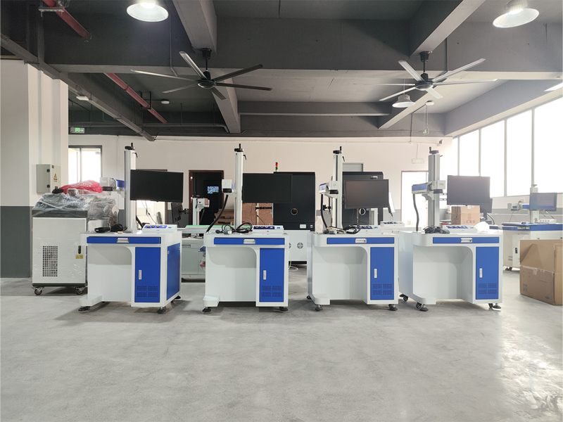 100W fiber laser marking machine for notebook computer industry