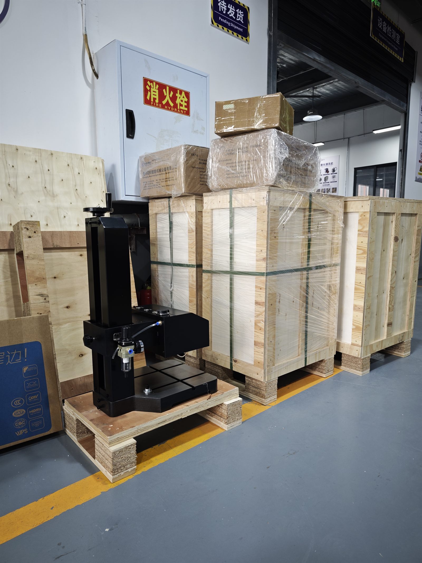 Desktop pneumatic dot peen marking machine for US market