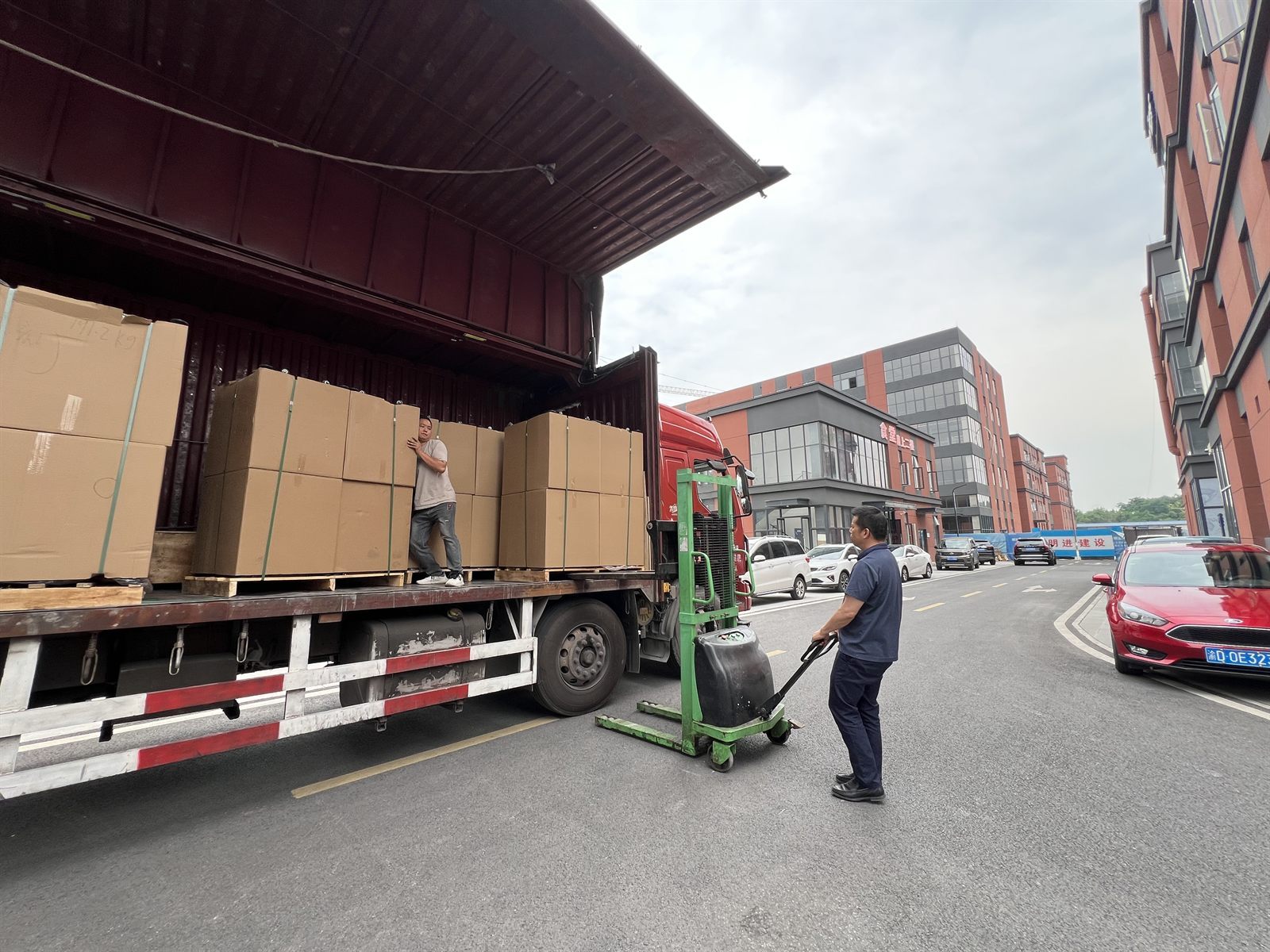 CNMarking machine cabinet shipment for India assembly