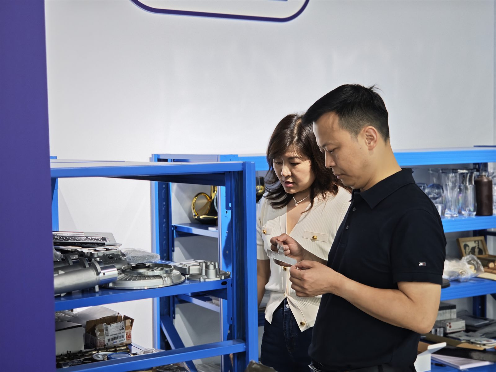 Beibei delegation visiting Chongqing Zixu Machine Works production site