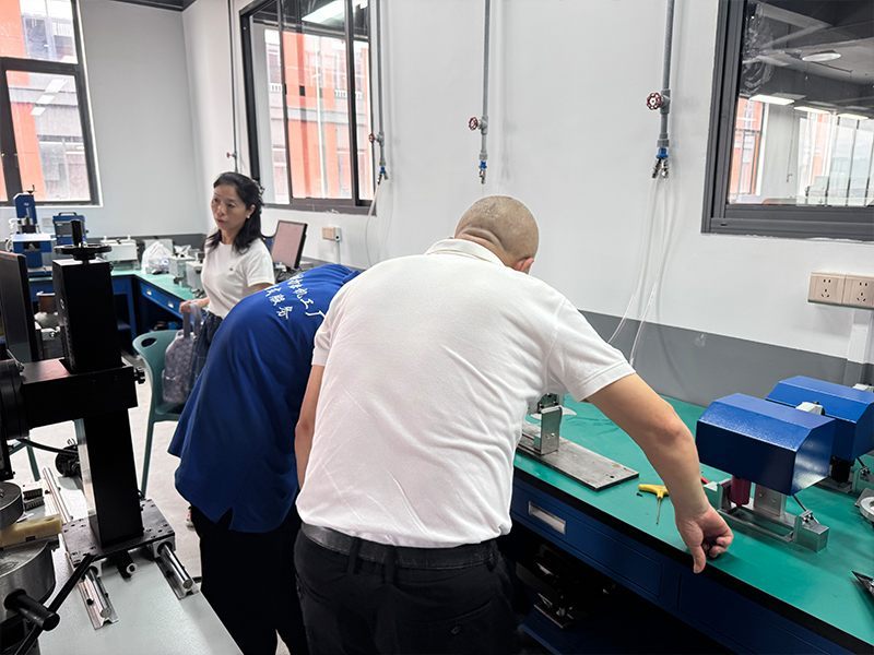 ThorX-9 marking controller system demonstration for customer