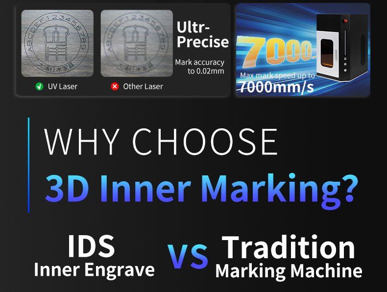Why choose 3D inner marking compared with traditional marking machine
