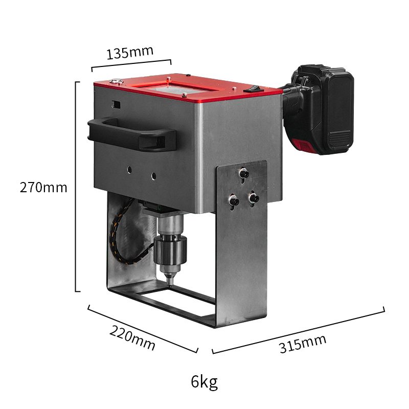 CNMarking K31230 cordless dot pin marking machine with 120 x 30 mm marking area
