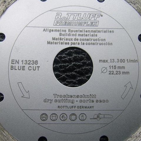 Laser marking material sample 10