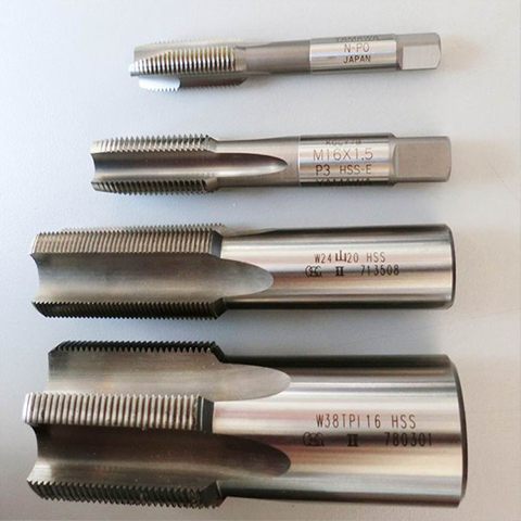 Laser marked tools and metal parts sample