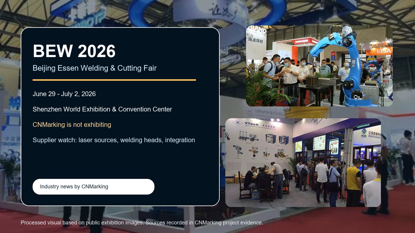 Processed exhibition visual for Beijing Essen Welding and Cutting Fair 2026 laser welding supply chain watch