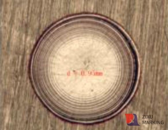 Stainless steel spot welding sample made by semiconductor laser welding