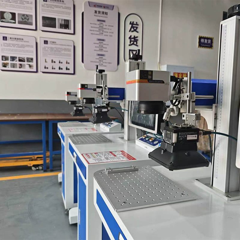 Integrated laser marking station with scanner verification workflow