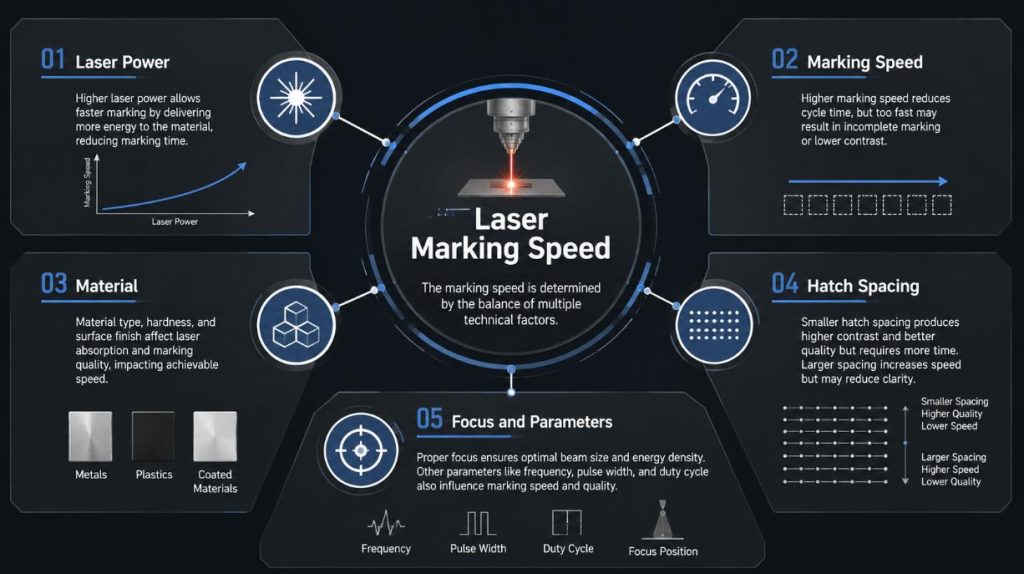 Factors affecting laser marking speed and quality