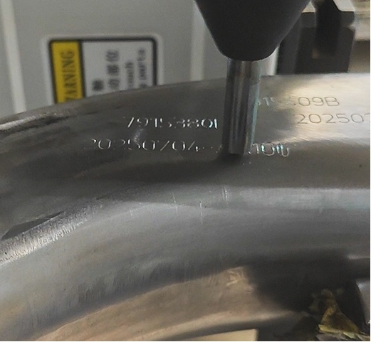 Pneumatic Dot Peen Marking