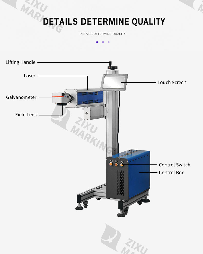 Flying CO2 Laser Marking Machine