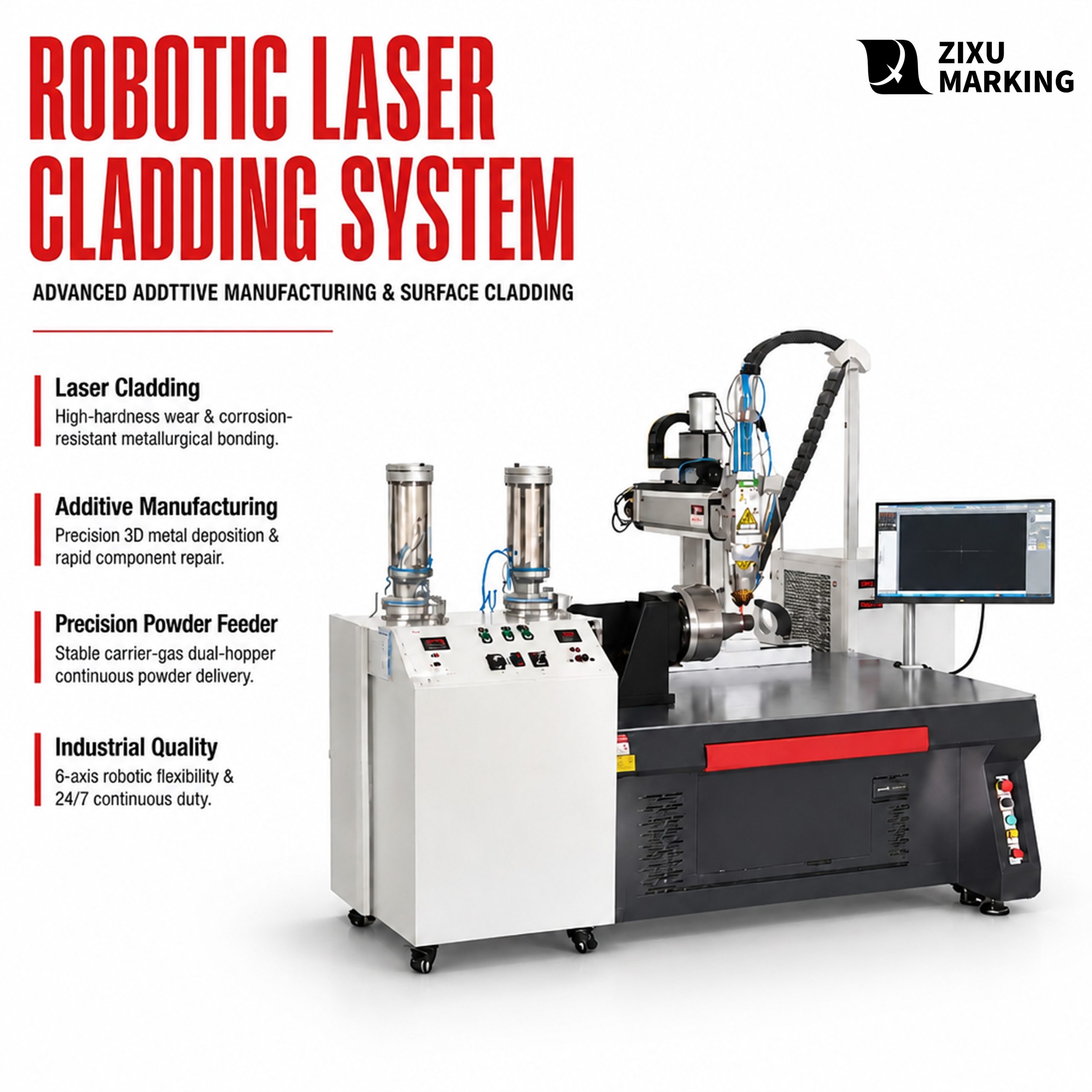 Heavy-Duty Platform Laser Cladding System