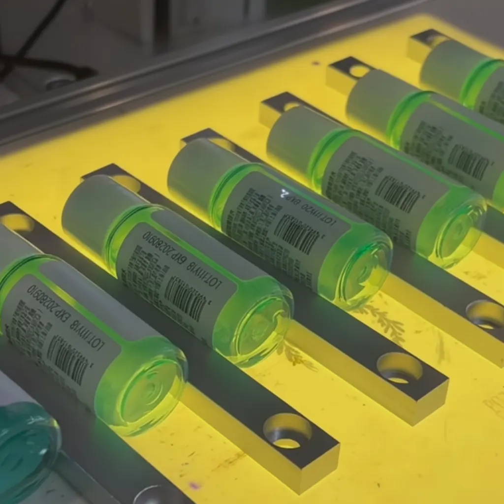 Marking Samples of Enclosed Desktop MOPA Fiber Laser Marking Machine