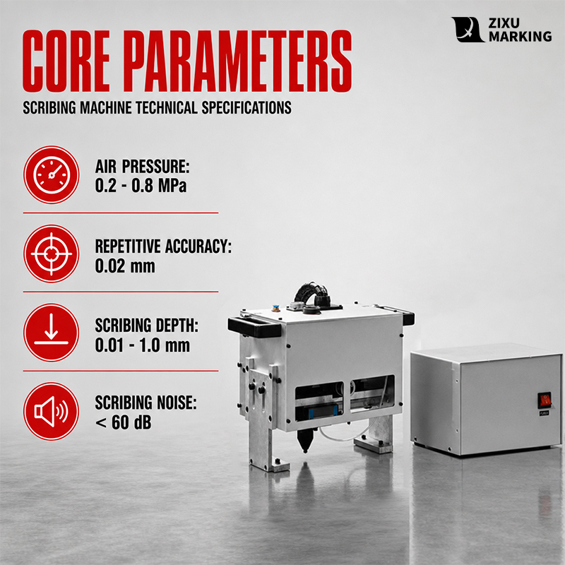 Handheld Pneumatic Scribing Machine for Steel VIN Plates