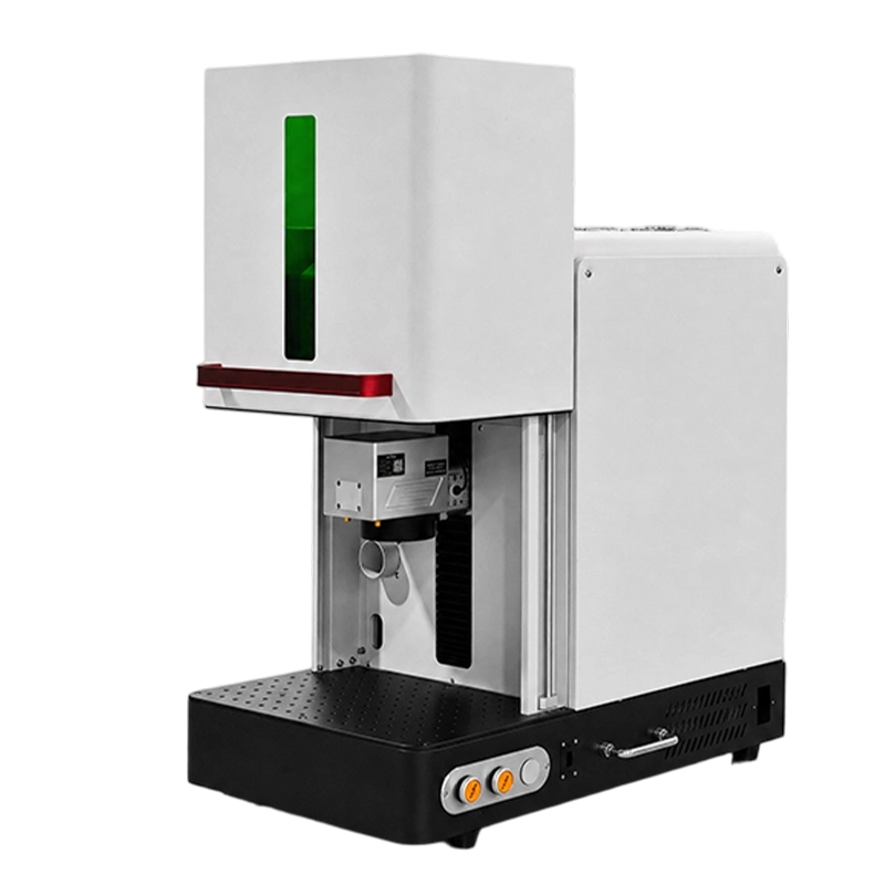 Enclosed Desktop MOPA Fiber Laser Marking Machine