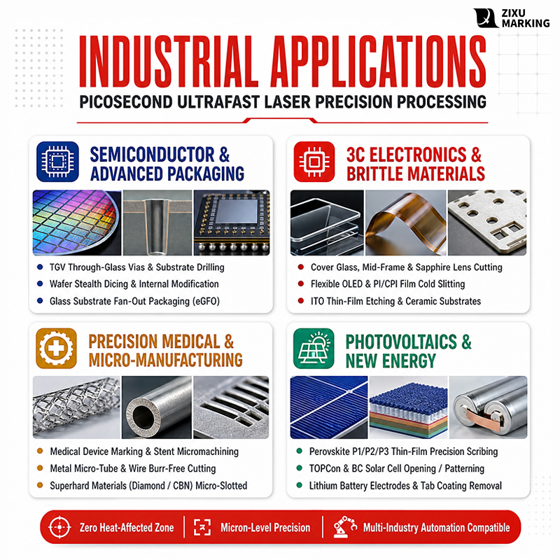 UV Picosecond Laser Cutting Machine Application
